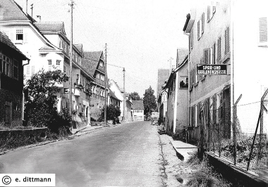 Alte Dorfstrasse 1955.jpg (461955 Byte)